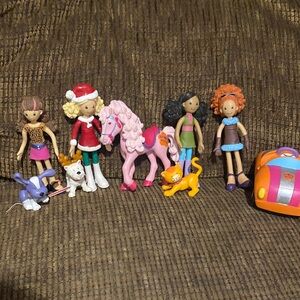 vintage groovy girl mini figure  Doll Playset with Accessories